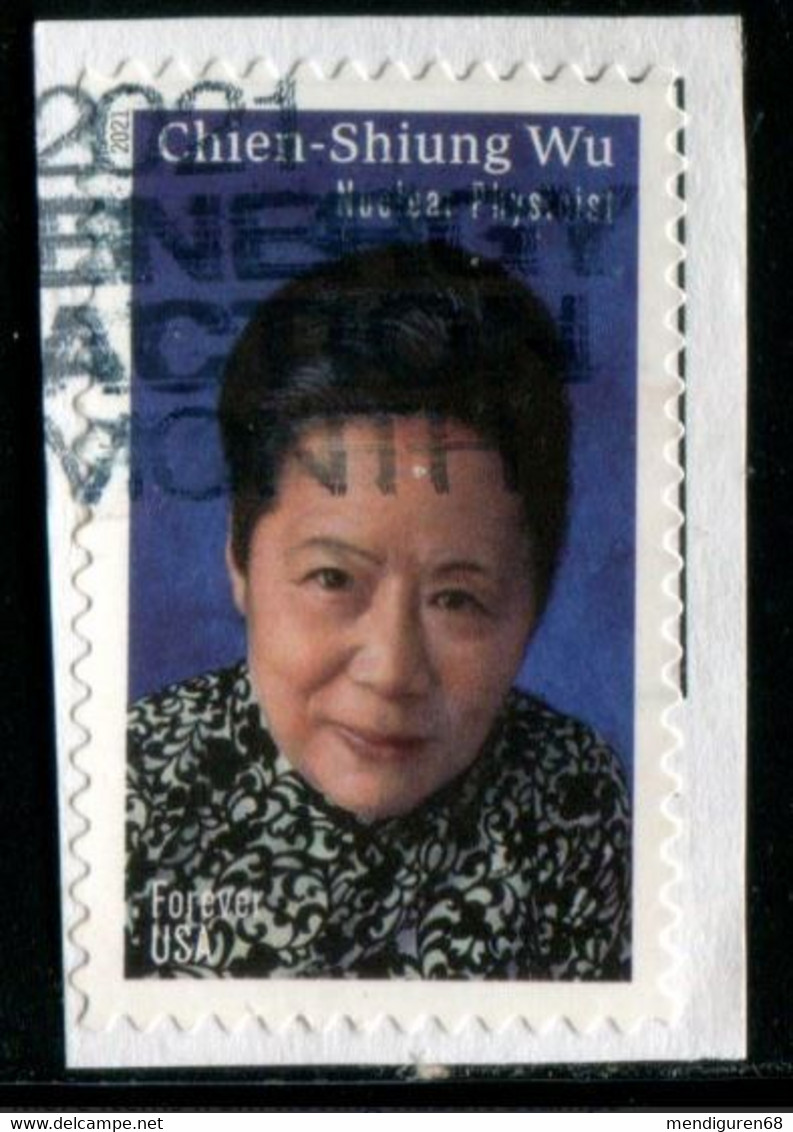 VEREINIGTE STAATEN ETATS UNIS USA 2021 PHYSICIST CHIEN-SHIUNG WU F USED ON PAPER SC 5557 MI 5790 YT 5390 - Usati