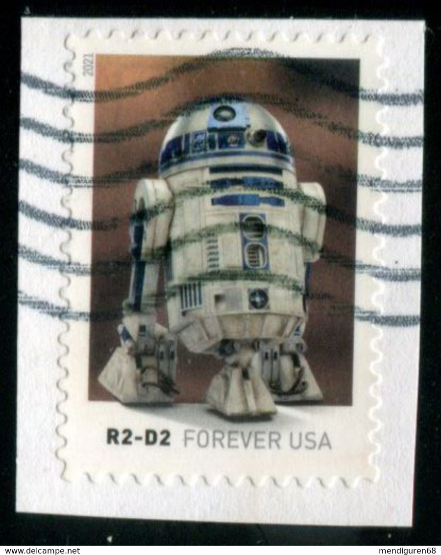 VEREINIGTE STAATEN ETATS UNIS USA 2021 STAR WARS DROIDS: R2-D2 USED ON PAPER SC 5574 MI 5807 YT 5416 - Usati