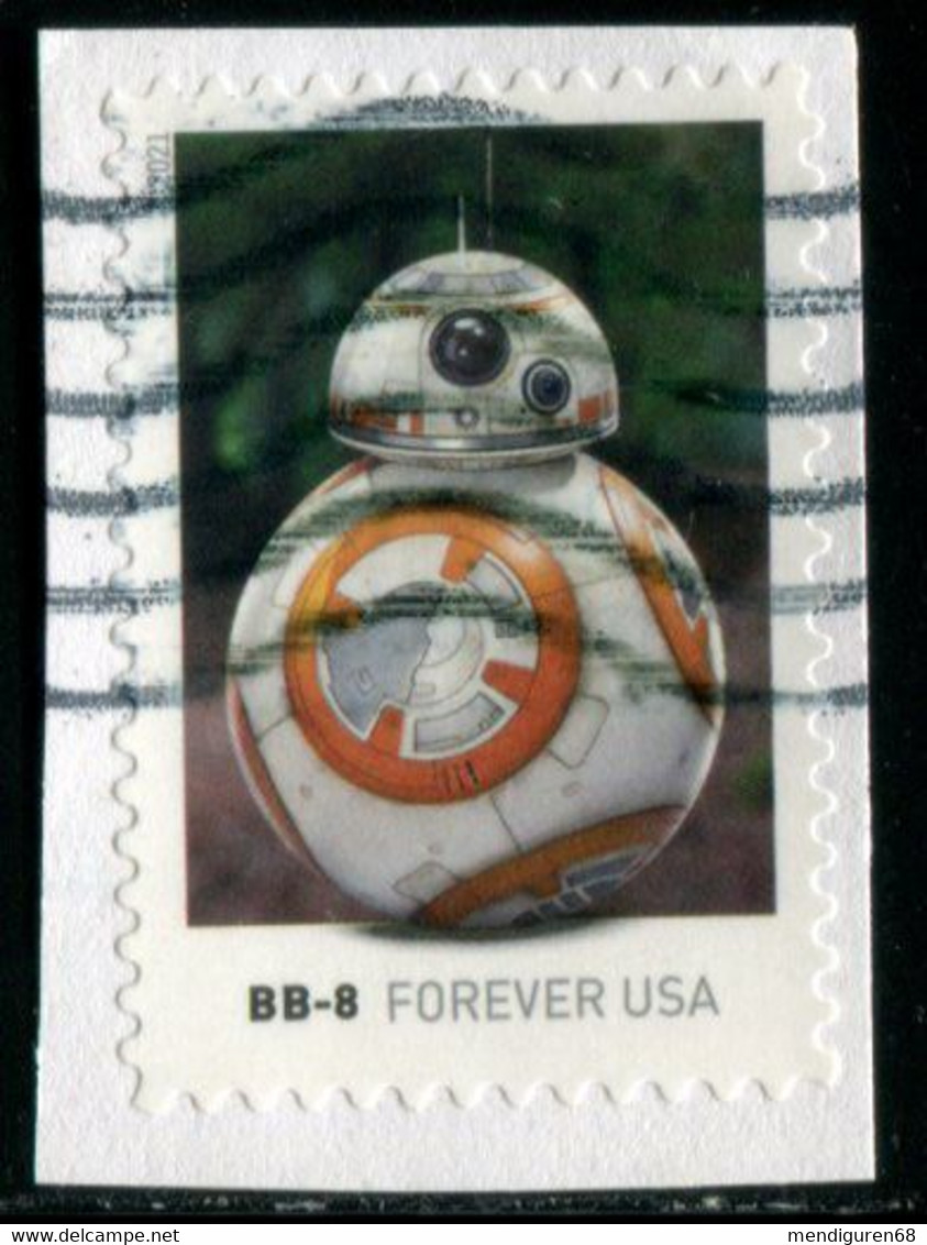 VEREINIGTE STAATEN ETATS UNIS USA 2021 STAR WARS DROIDS: BB-8 F USED ON PAPER SC 5578 MI 5811 YT 5420 - Gebruikt