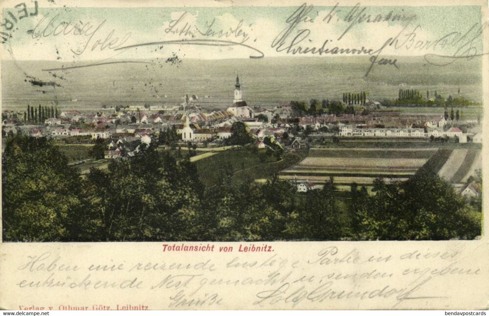 Austria, LEIBNITZ, Totalansicht (1900s) Postcard - Leibnitz