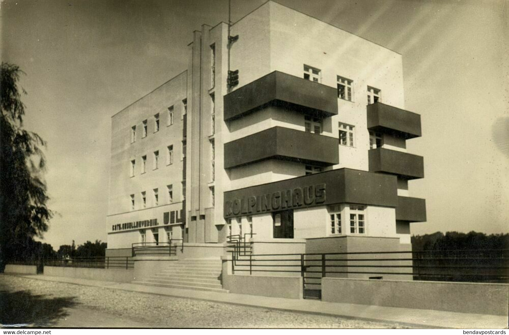 Austria, WELS O-Ö., Kolpinghaus Bauhaus Architect Hans Steineder (1930-32) RPPC - Wels