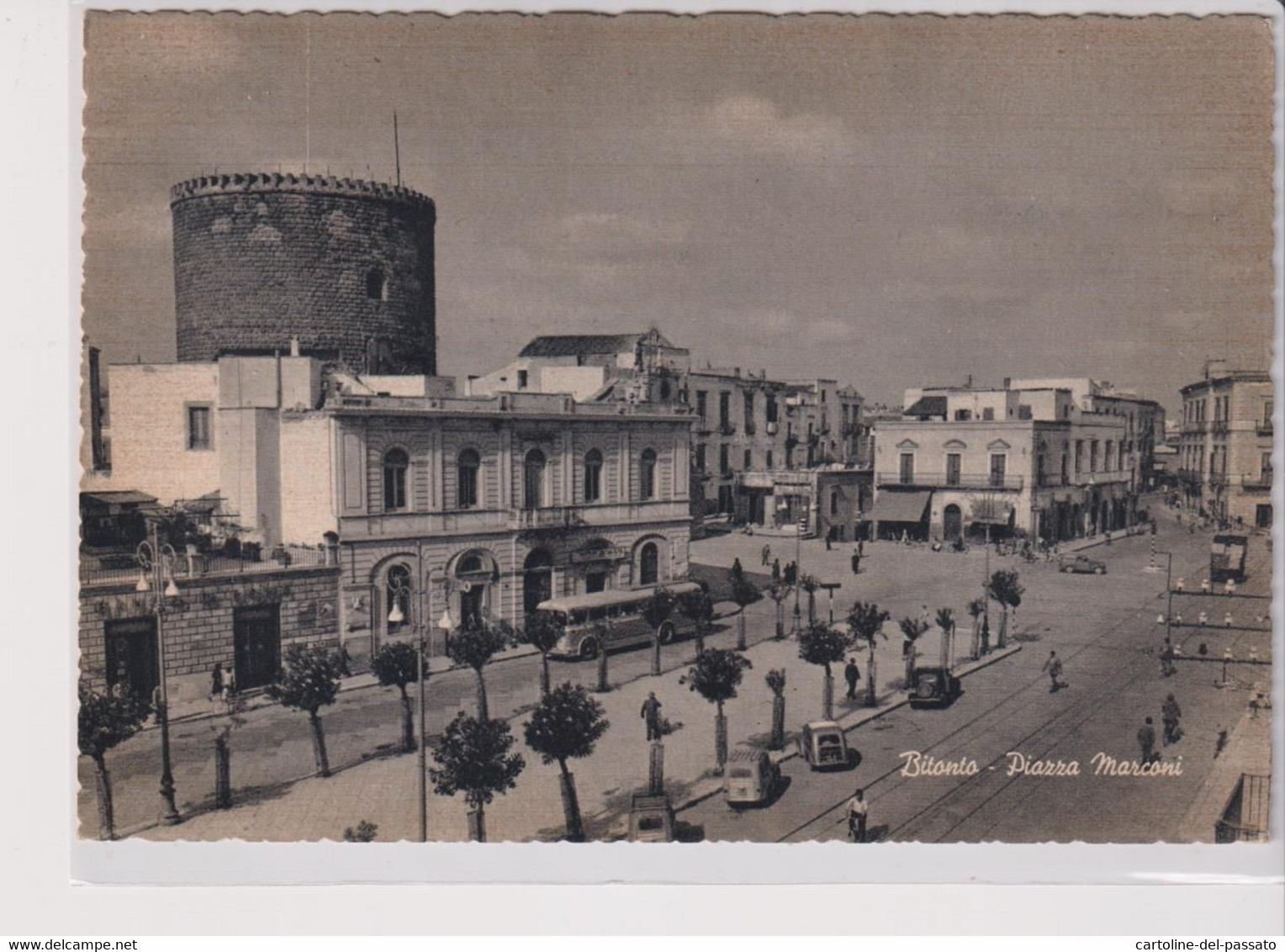 BITONTO  BARI  PIAZZA MARCONI  BUS VG - Bitonto