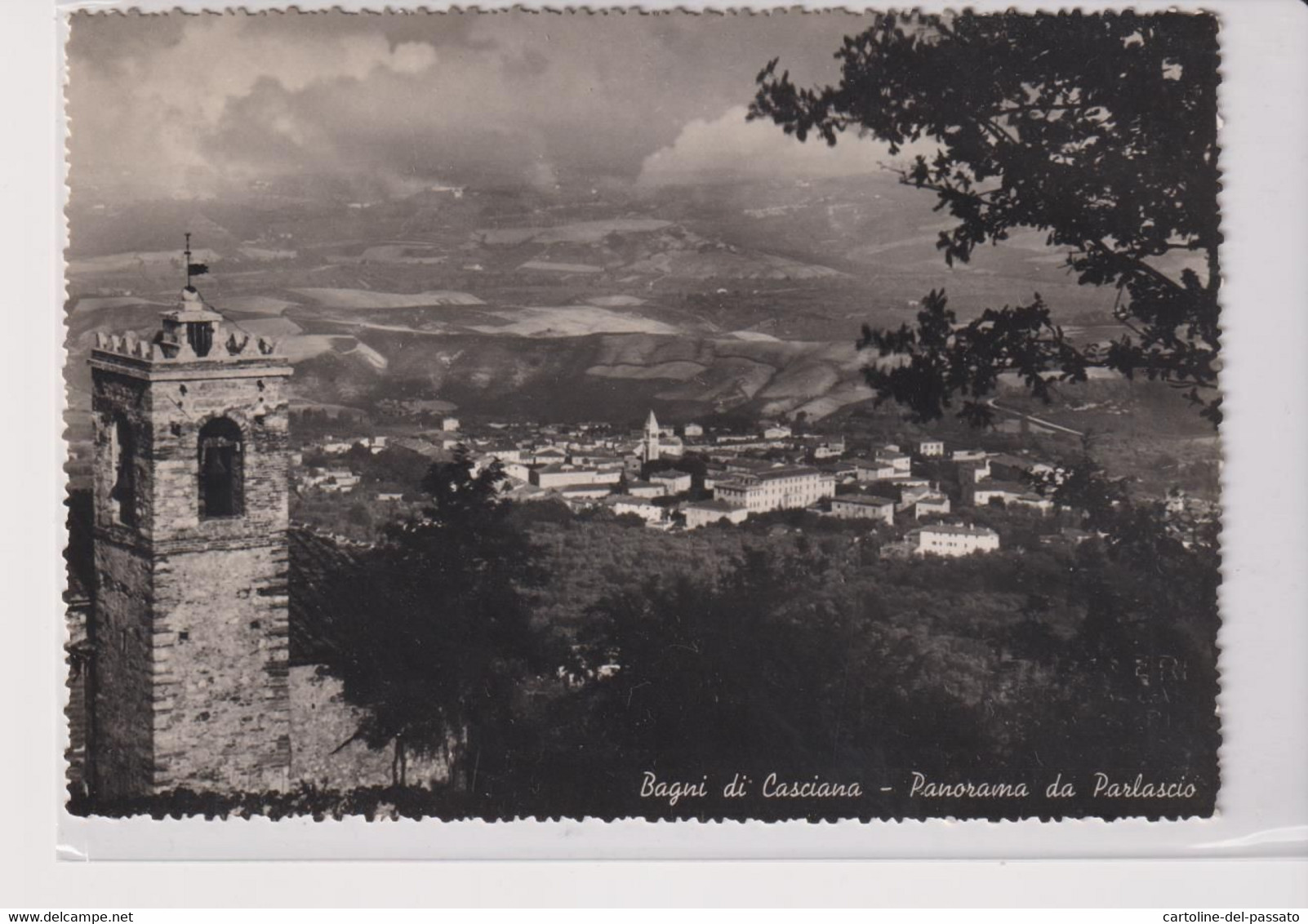 BAGNI DI CASCIANA   PISA  PANORAMA DA PARLASCIO  VG - Pisa