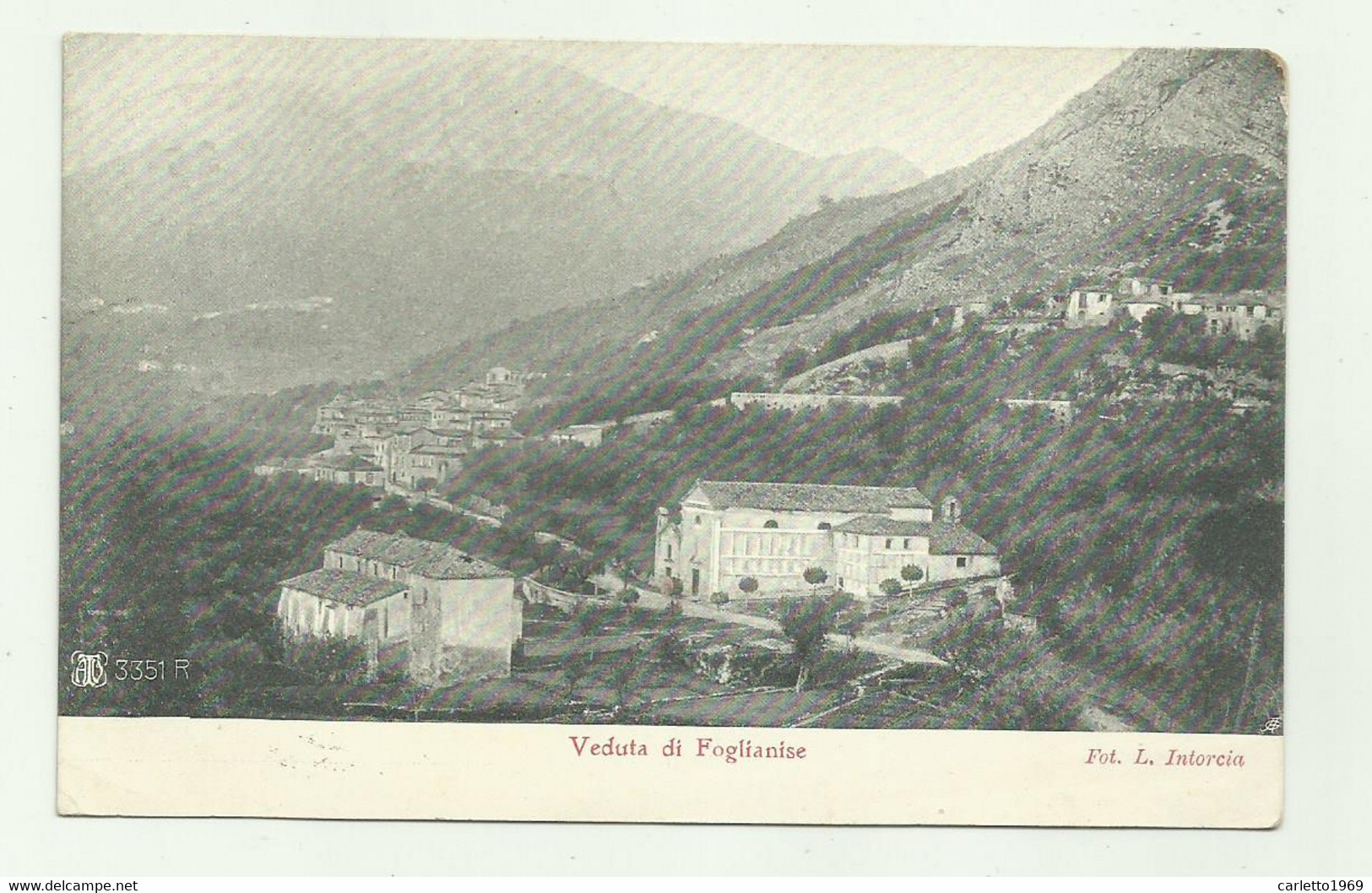 VEDUTA DI FOGLIANISE - 1914 VIAGGIATA  FP - Benevento