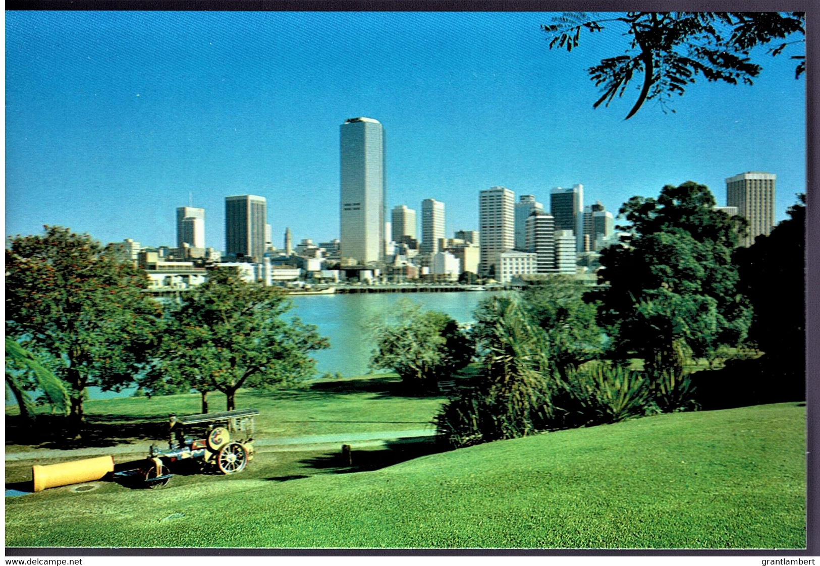 Brisbane Skyline From East Brisbane, Queensland, Australia  - Unused Prepaid Postcard - Brisbane