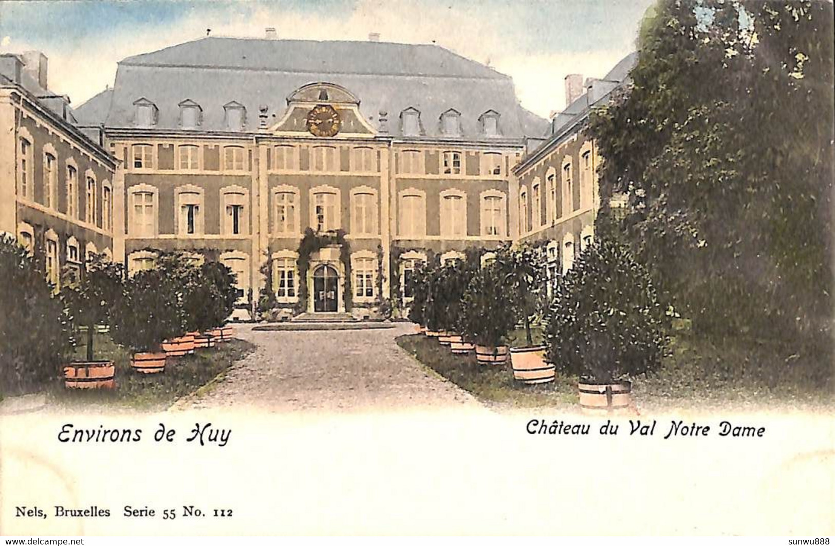 Environs De Huy - Château Du Val Notre Dame (Nels Précurseur Colorisée) (vente Unique) - Huy
