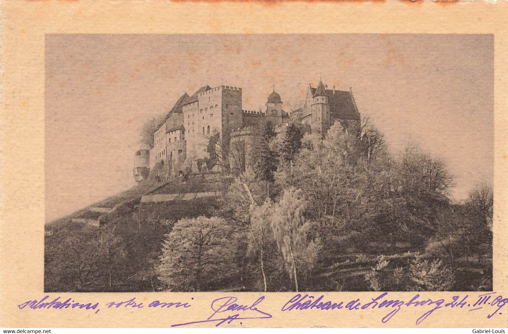 Schloss Lenzburg 1909 - Lenzburg