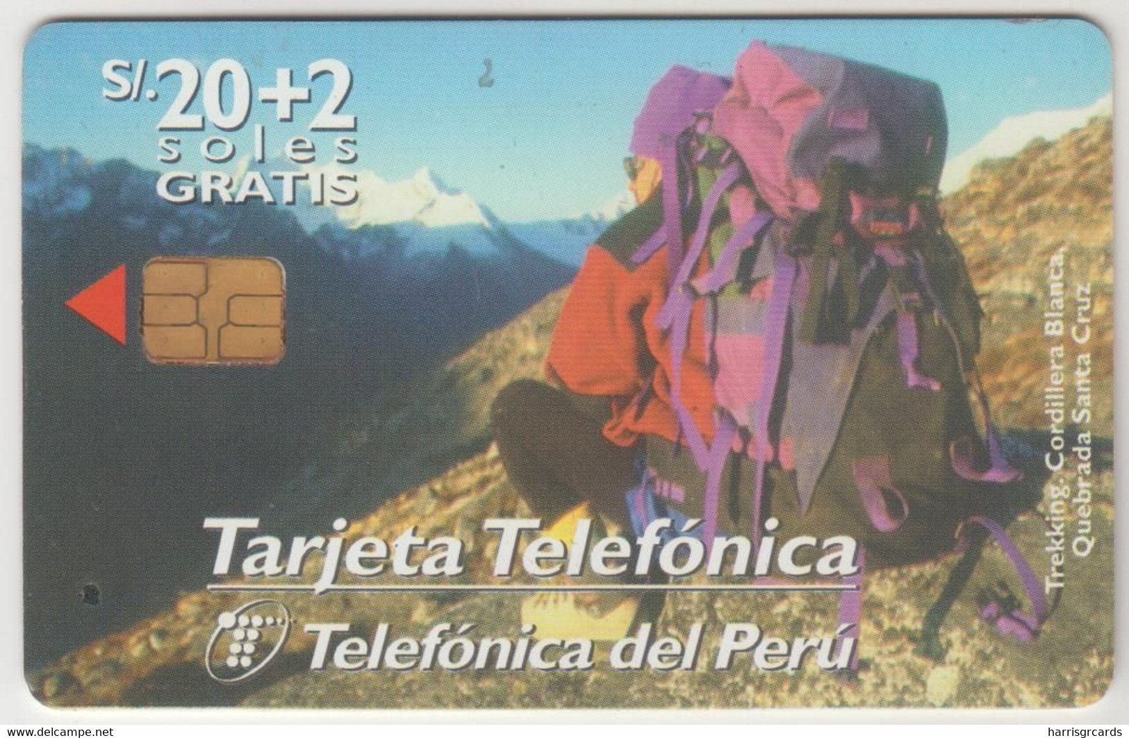 PERU - Trekking Cordillera Blanca - Quebrada Santa Cruz, 07/98, Tirage 60.000, Used - Perú