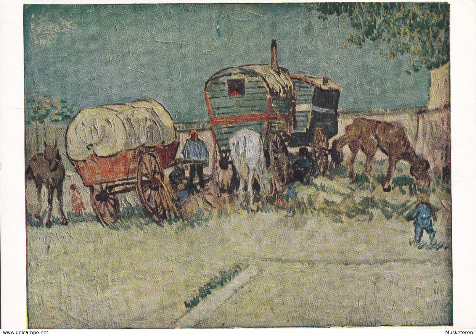 United Kingdom PPC Vincent Van Gogh : The Gypsies Medical Society P.C. 768 (2 Scans) - Van Gogh, Vincent