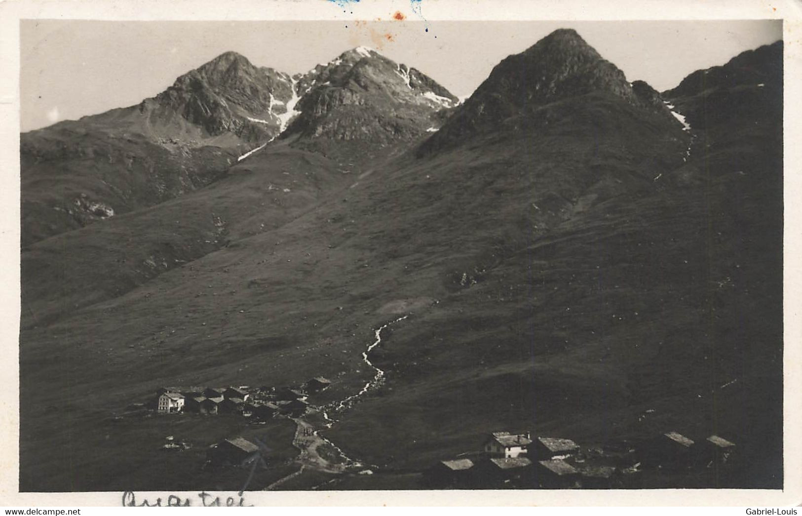 Avers Juff Gasthaus Edelweiss 1933 Photogr. Thusis - Thusis