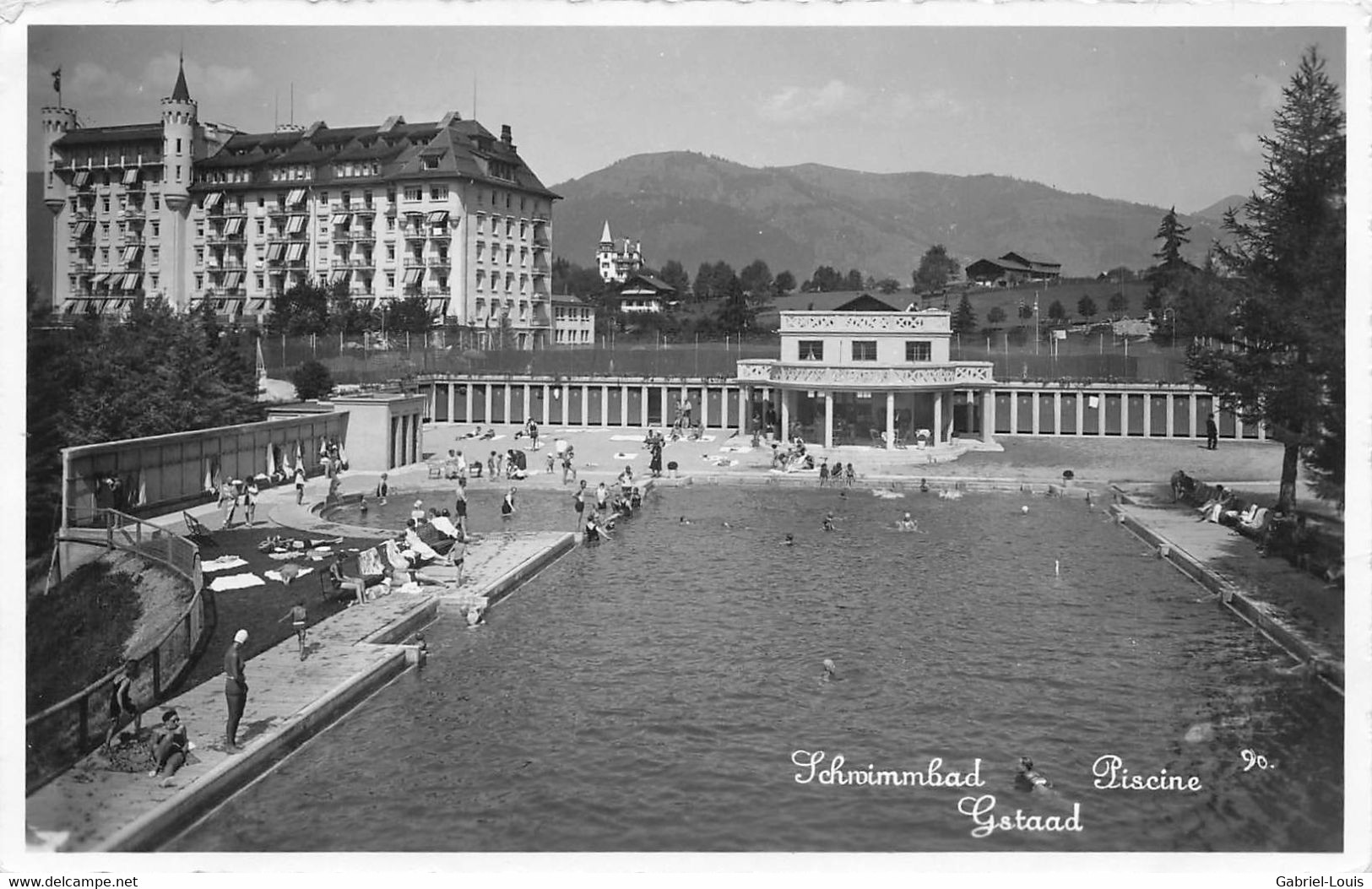 Schwimmbad Piscine Gstaad 1948 - Gstaad