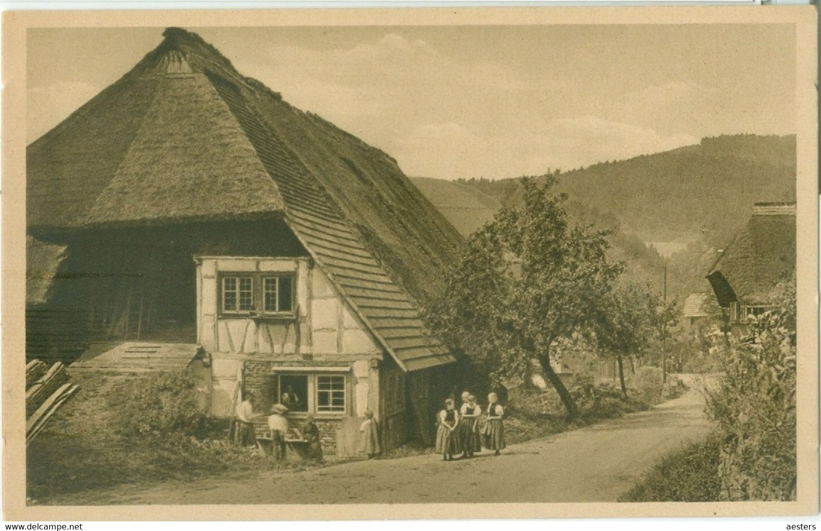 Kirnbachtal; Schwarzwälder Bauernhaus - Nicht Gelaufen. (Kunstverlag Franz Walter - München) - Wolfach