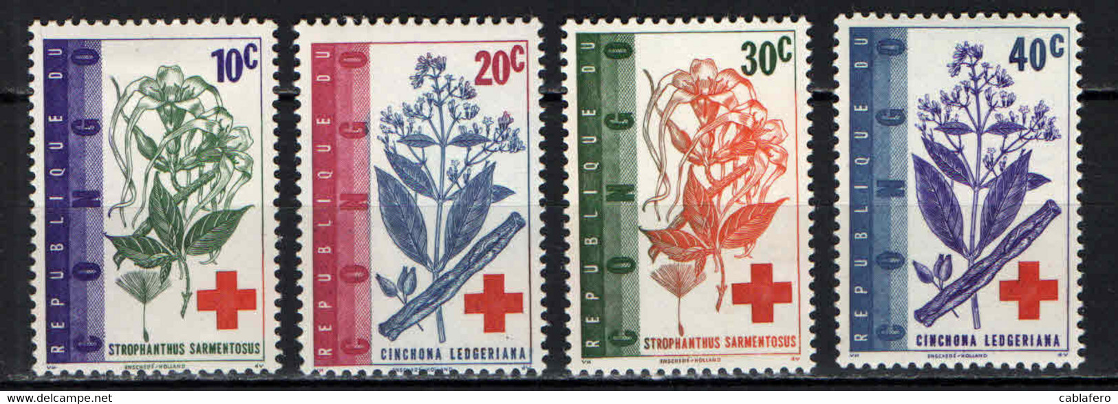 CONGO - 1963 - CENTENARIO DELLA CROCE ROSSA - MNH-MH - Neufs