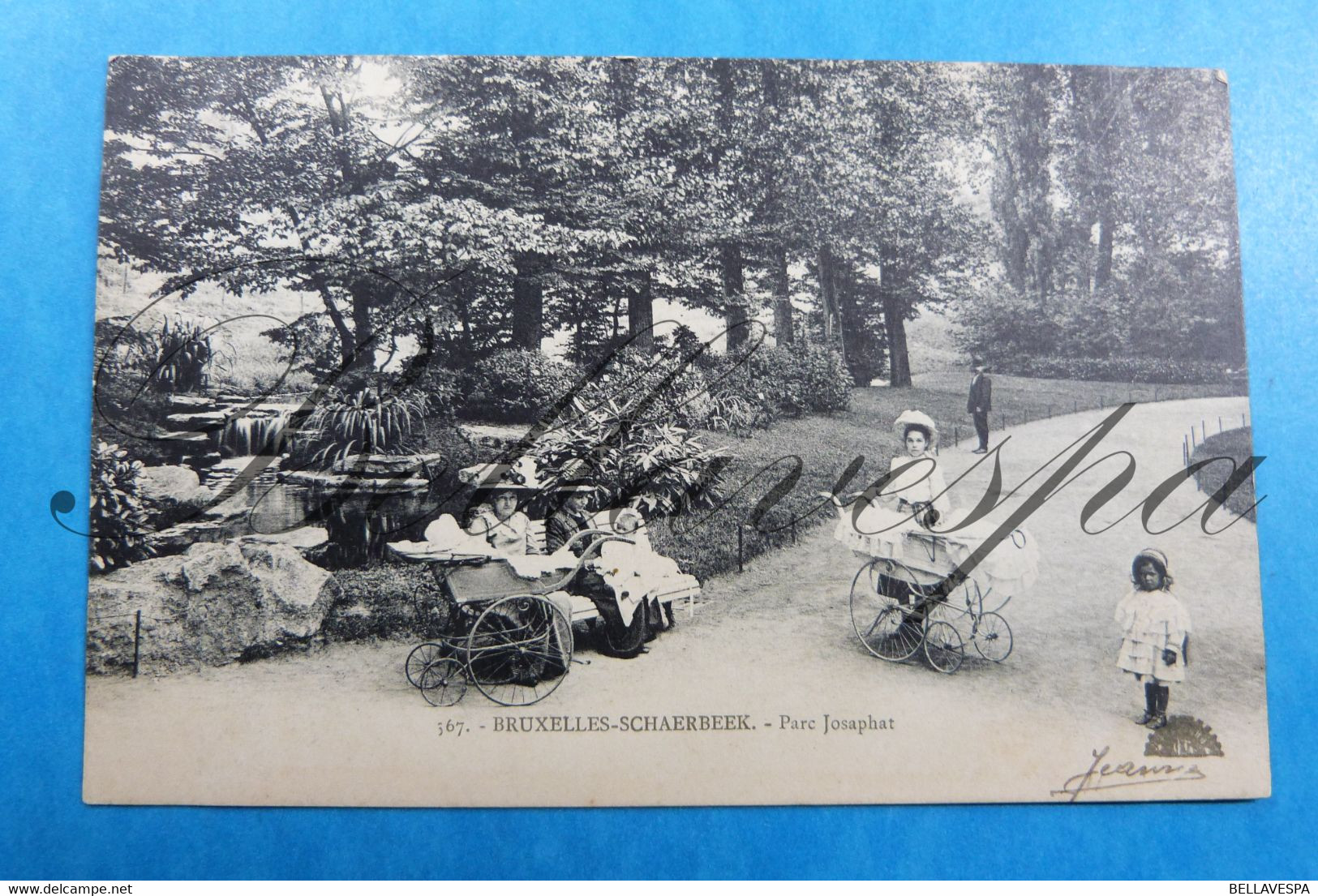 Bruxelles Schaerbeek Schaarbeek. Parc Josaphat. N° 367-1912  Chariot Pour Enfants - Schaerbeek - Schaarbeek