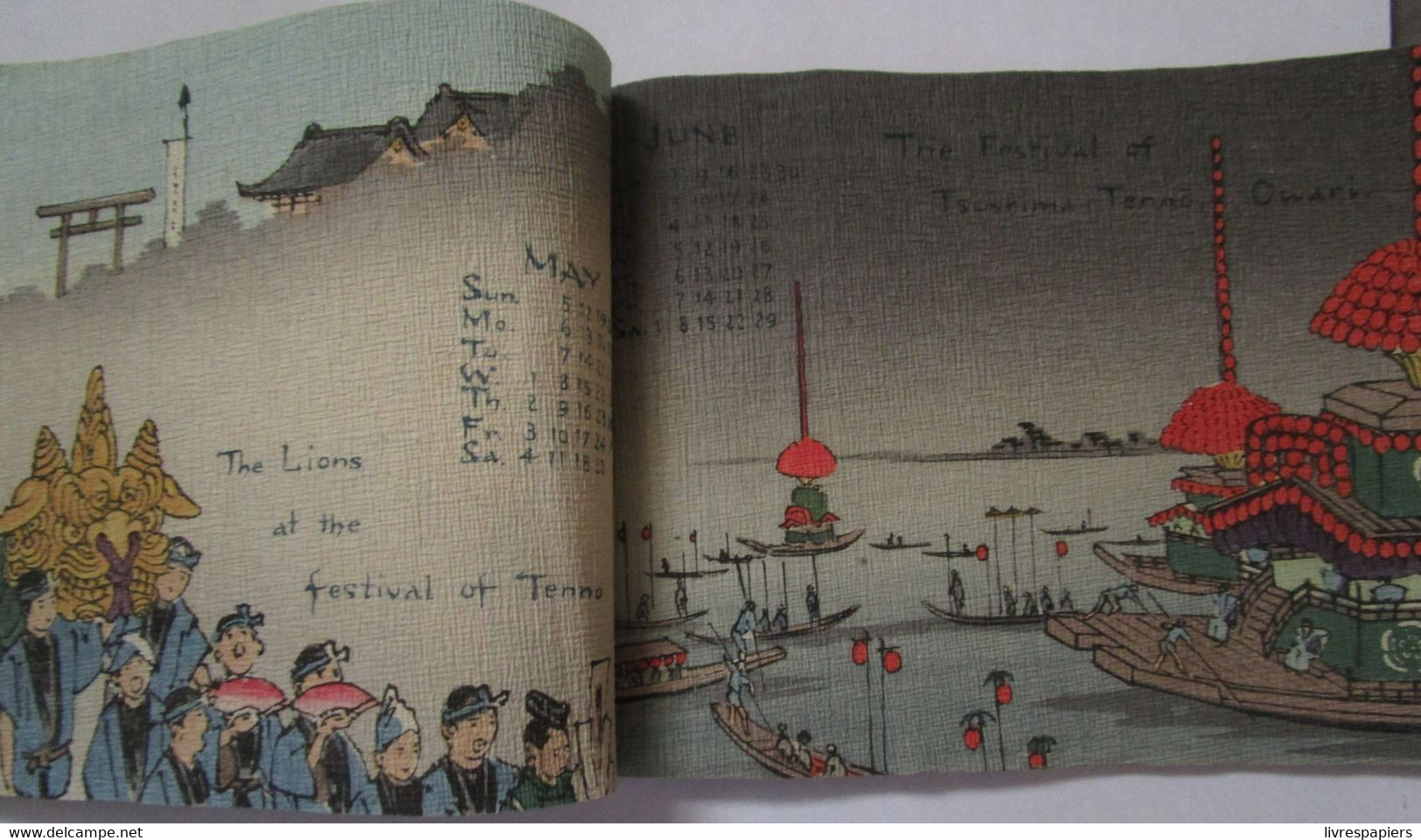 Japon Great Festivals Of Japan 1929 Illustrée Hasegawa Livret - Other & Unclassified