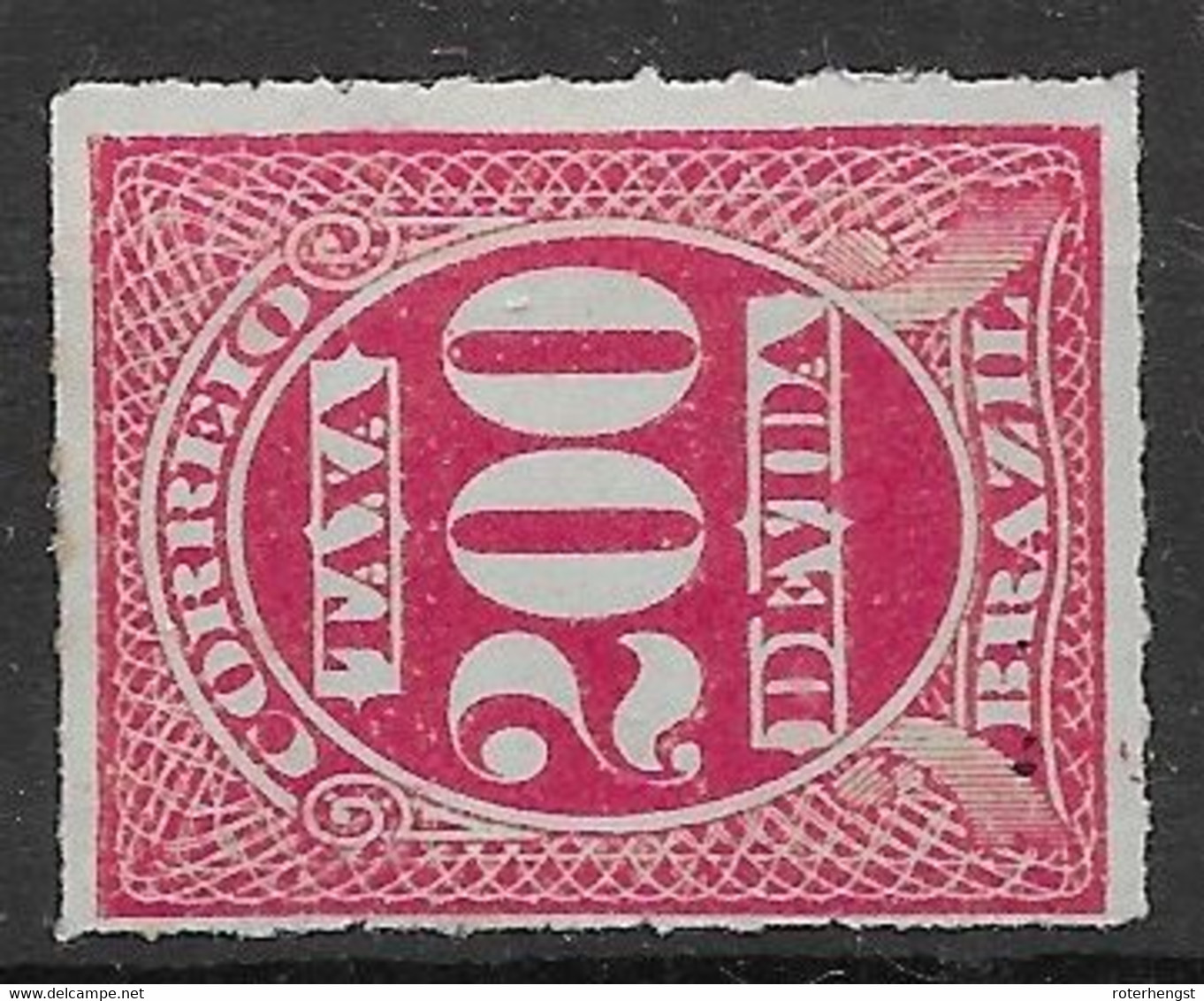 Brazil 1890 Mh* 80 Euros (rare Stamp) - Portomarken