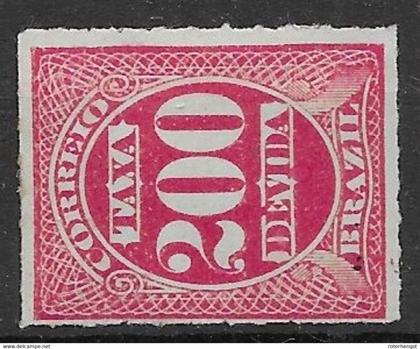 Brazil 1890 Mh* 80 Euros (rare Stamp) - Strafport