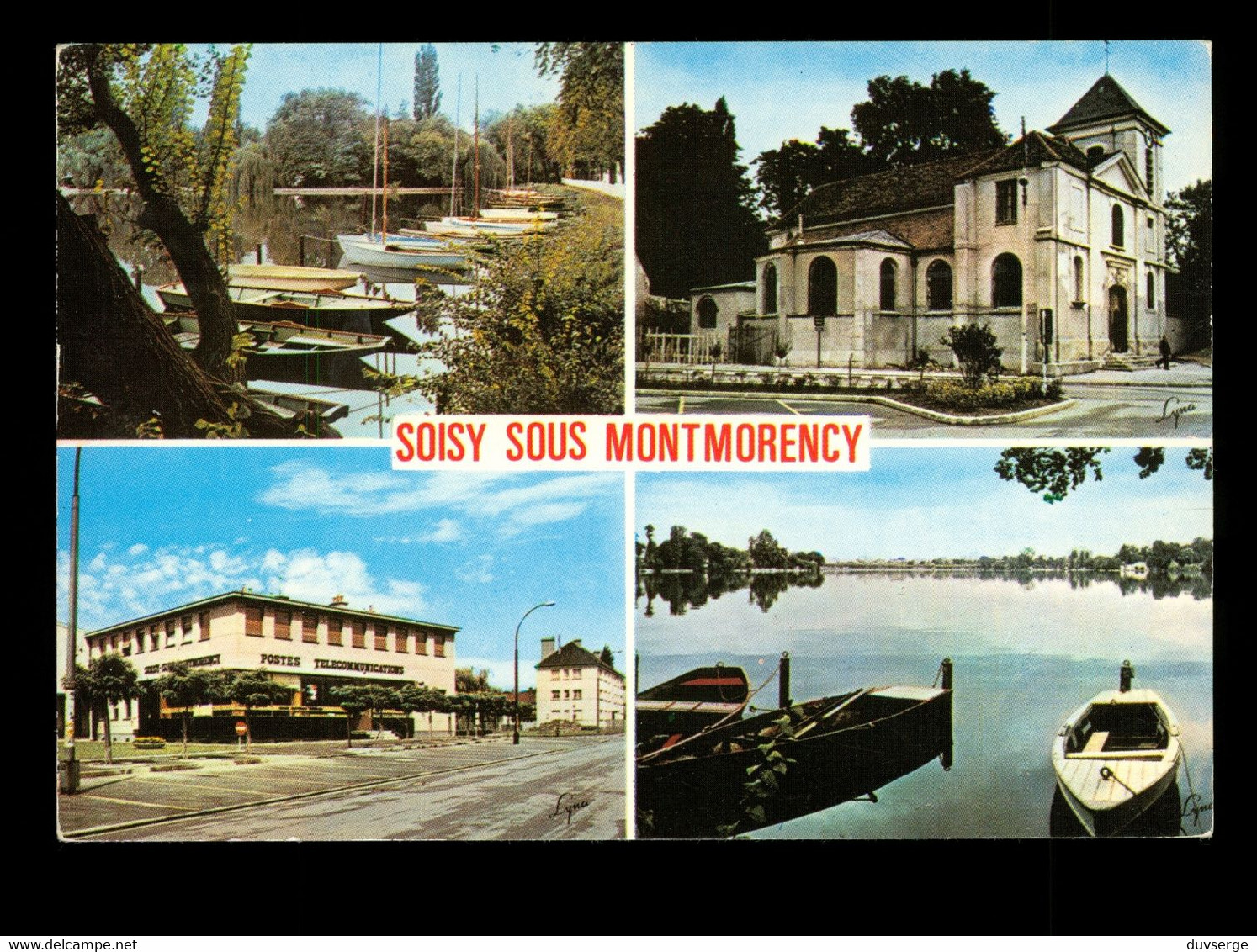 95 Val D' Oise Soisy Sous Montmorency Carte Postale Multivues - Soisy-sous-Montmorency