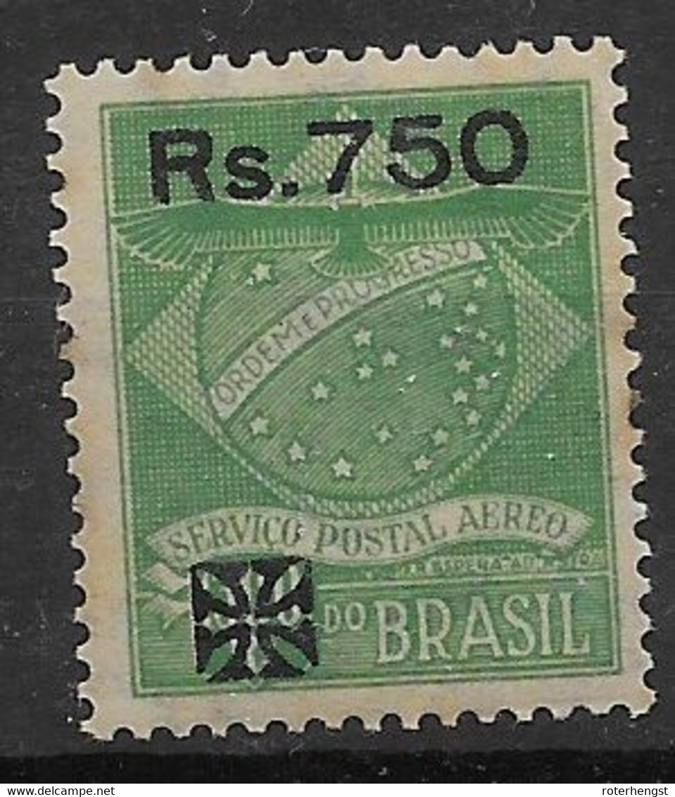 Brazil 1930 Condor 16 Euros (stain On Right Perfs) - Airmail (Private Companies)