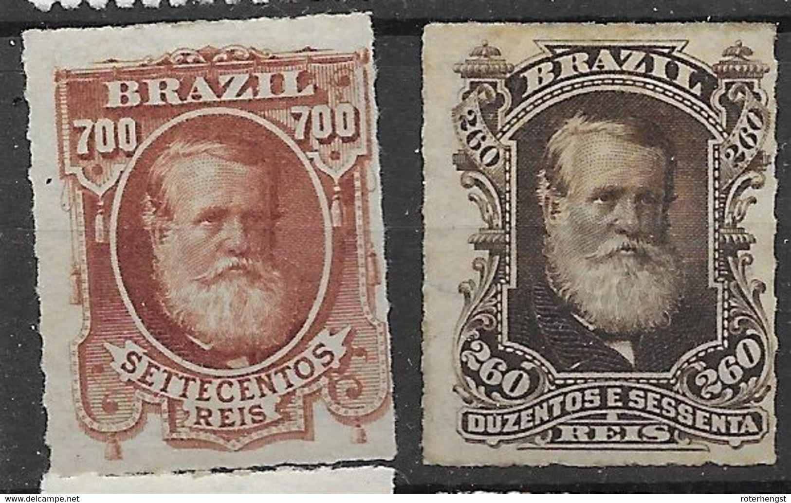 Brazil Mint * 340 Euros 1877-78 - Neufs