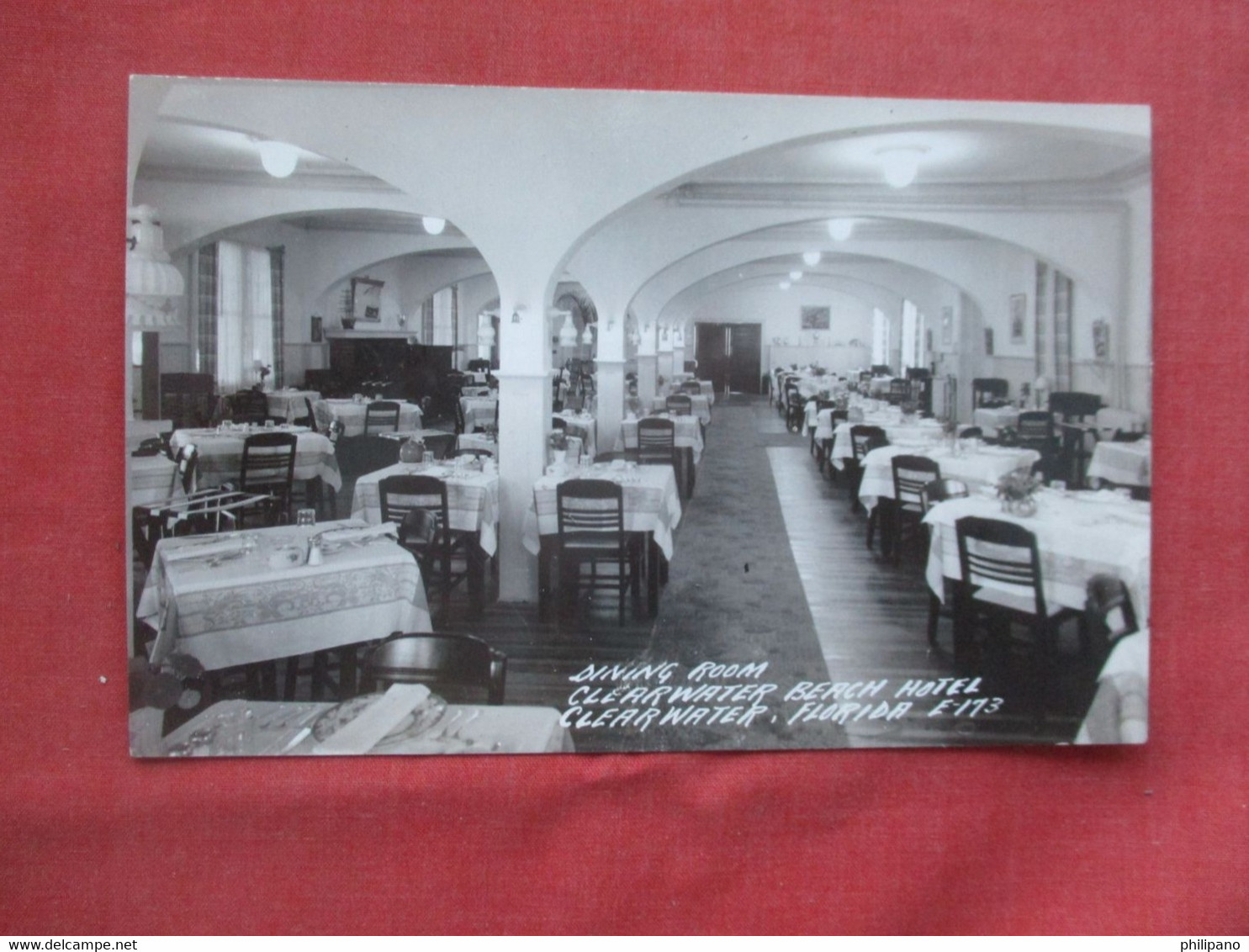 RPPC.    Clearwater  Beach Hotel     Dining Room.   Clearwater  - Florida > Clearwater . Ref 5699 - Clearwater