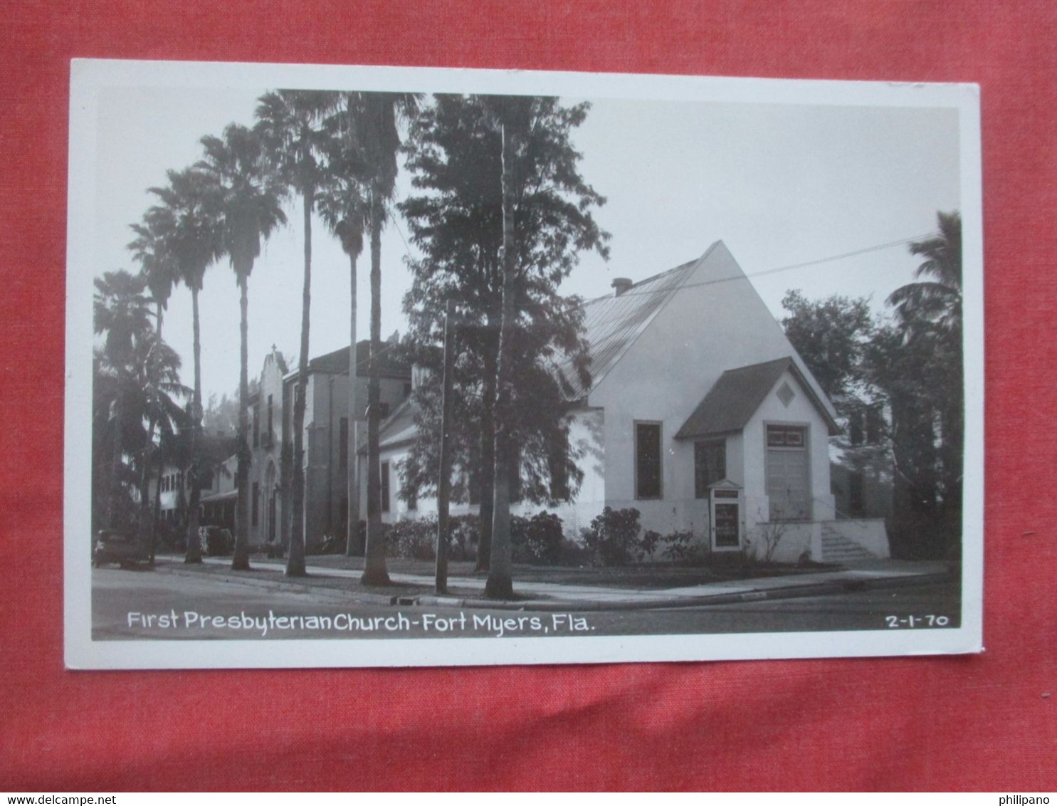 RPPC.First Presbyterian Church. Fort Myers  Florida   . Ref 5699 - Fort Myers