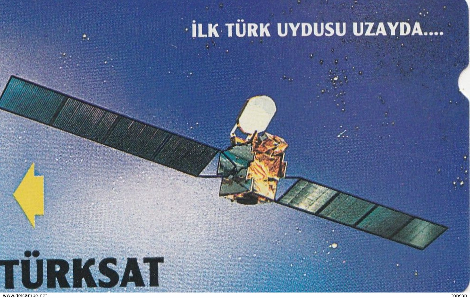Turkey, TR-PTT-ADV-0003, 100 Units, Turksat-First Turkish Communication Satellite, 2 Scans. - Türkei