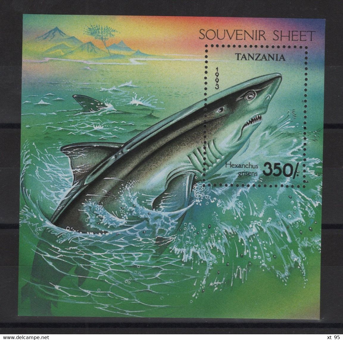 Tanzanie - BF N°219 - Faune - Requin - Cote 3€ - ** Neuf Sans Charniere - Tansania (1964-...)