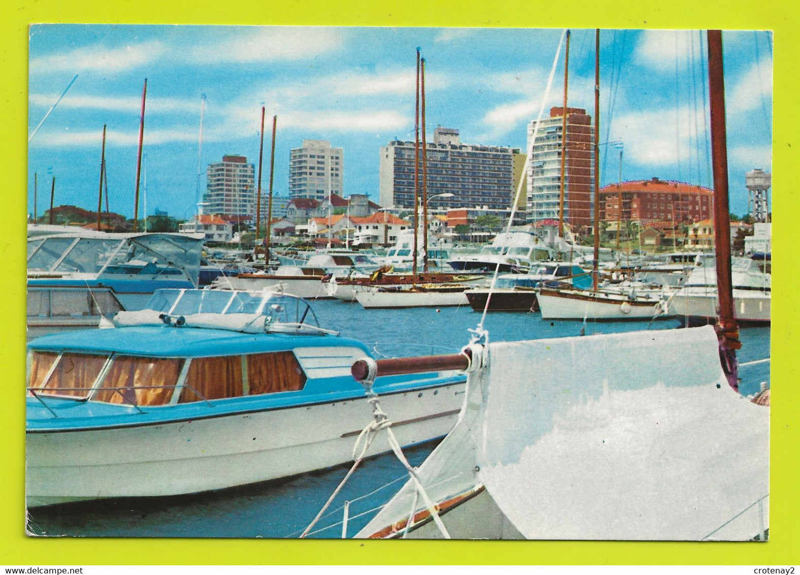 Uruguay N°3 PUNTA DEL ESTE Harbour Le Port En 1974 Beaux Bateaux - Uruguay