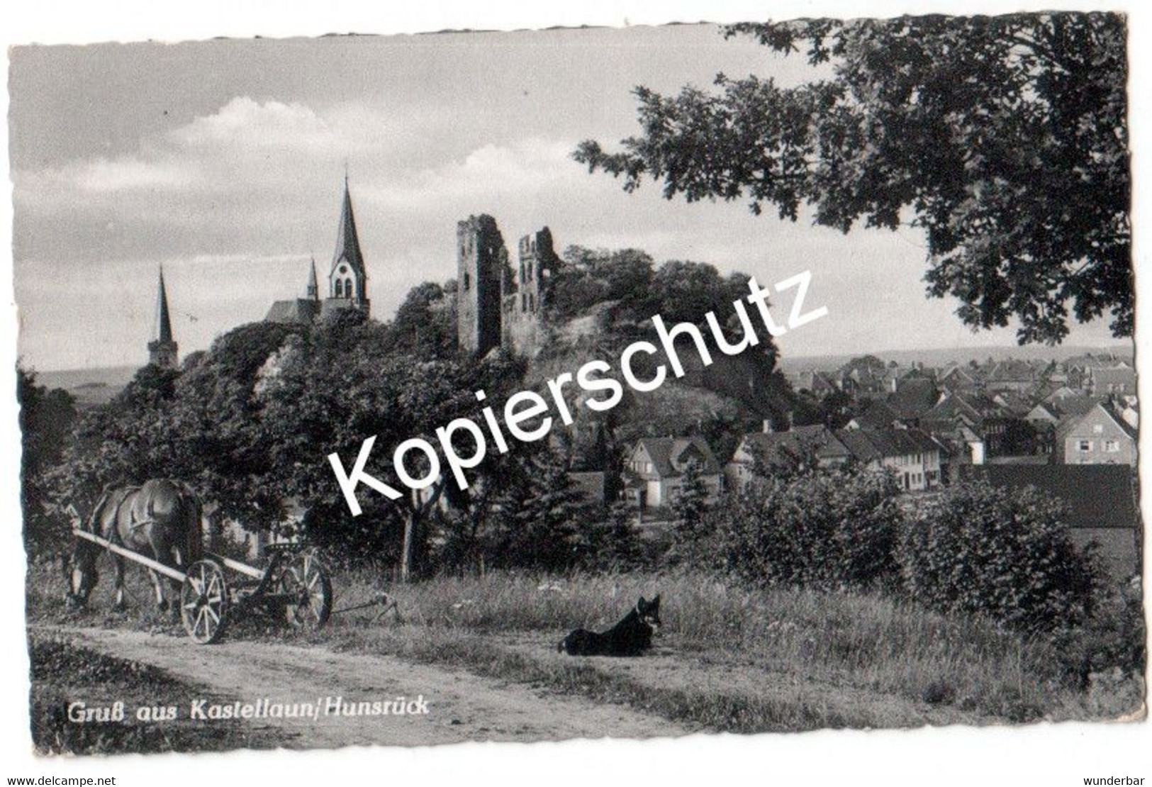 Gruß Aus Kastellaun 1955 (z7268) - Kastellaun