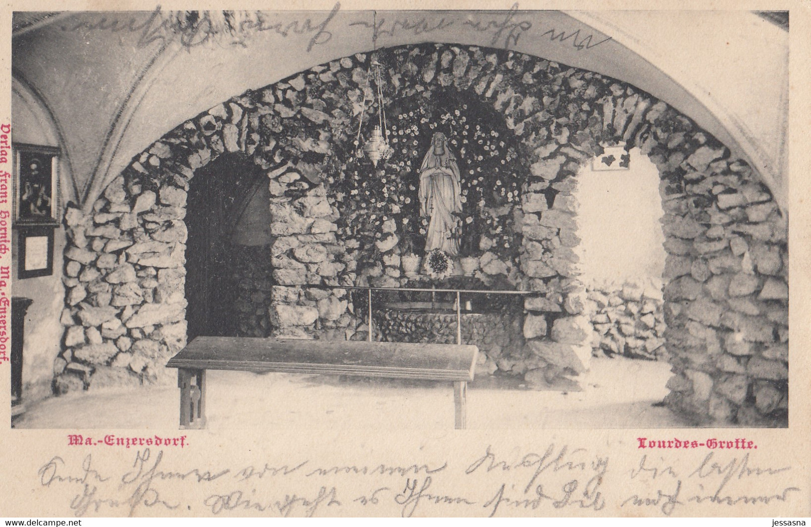 AK - MARIA ENZERSDORF - Lourdes-Grotte 1911 - Maria Enzersdorf