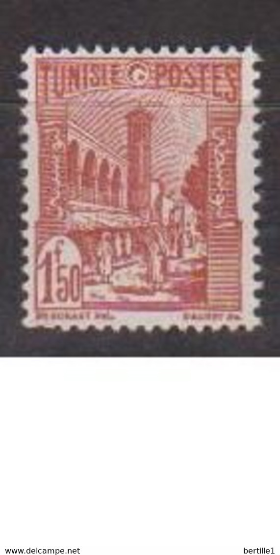 TUNISIE     N°  YVERT  :  234     NEUF AVEC  CHARNIERES      ( CH  2 /34 ) - Unused Stamps