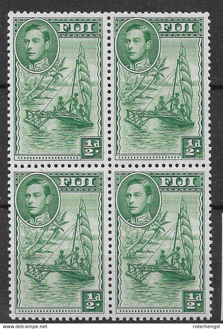 Fiji Mnh ** 1948 4 Euros+ - Fiji (1970-...)