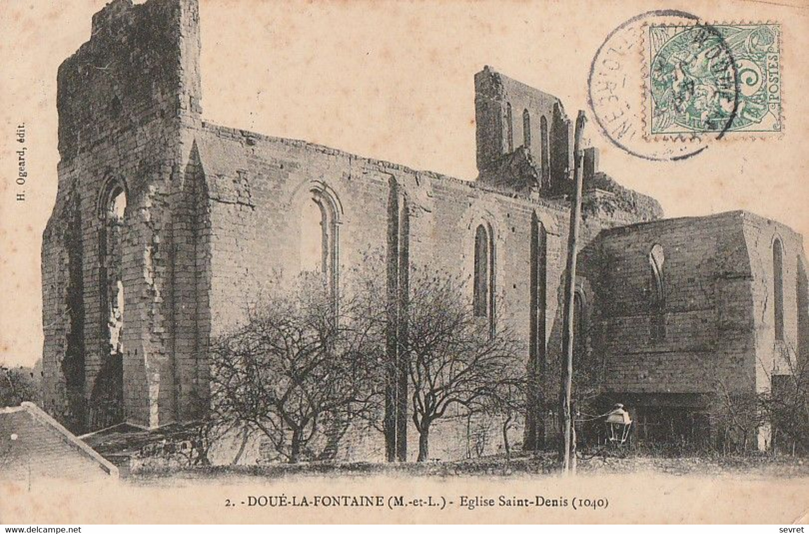 DOUE-la-FONTAINE. - Eglise Saint-Denis (1040) - Doue La Fontaine