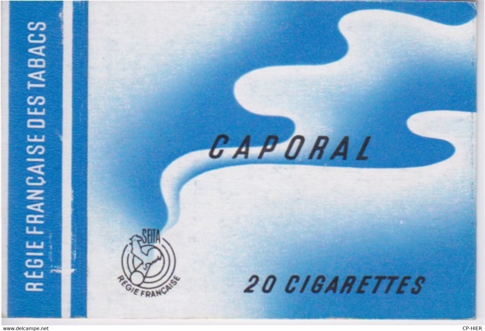 PUB PUBLICITE GITANES  BOUT FILTRE - CAPORAL  - ANCIENNE BOITE DE RECOUVREMENT VIDE - NEUF - Etuis à Cigarettes Vides