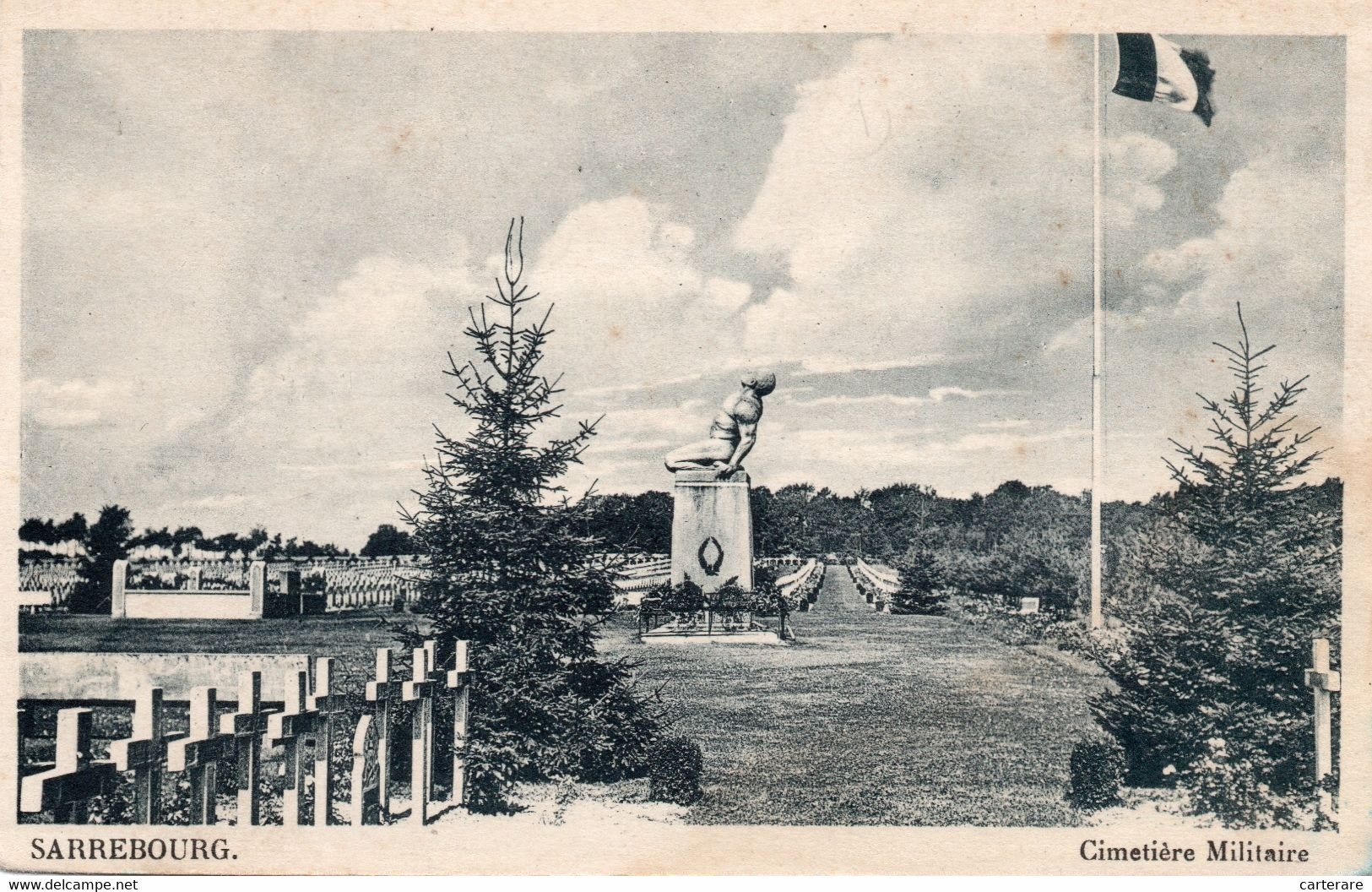 57,MOSELLE,SARREBOURG,DRAPEAU FRANCAIS,RARE - Sarrebourg