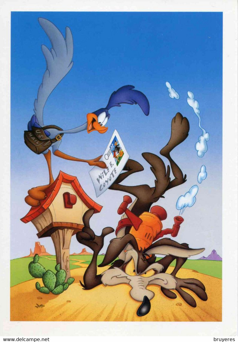 ENTIER POSTAL** De 2000 Des USA Sur CP Avec Timbre Et Illust. "WILE E. COYOTE & ROAD RUNNER" - 2001-10