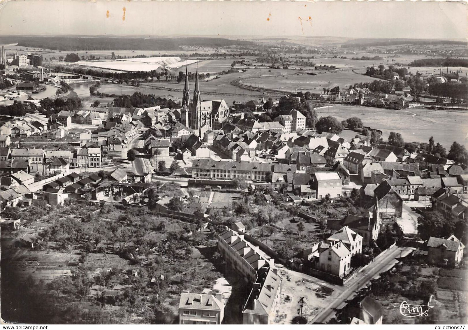 57-SARRALBE- VUE GENERALE AERIENNE - Sarralbe