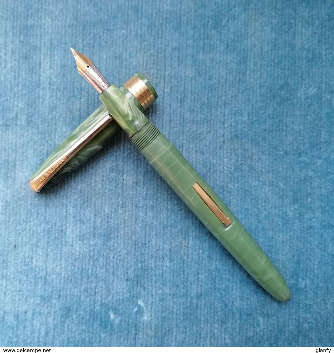 PENNA STILOGRAFICA LORD BALTIMORE U.S.A. 1940 VINTAGE FOUNTAIN PEN - Stylos