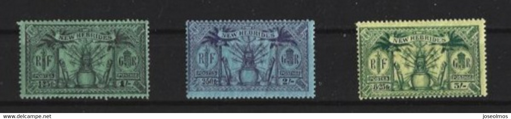 TIMBRE NEW HEBRIDES NEUF N°97** 98** 99** - Neufs