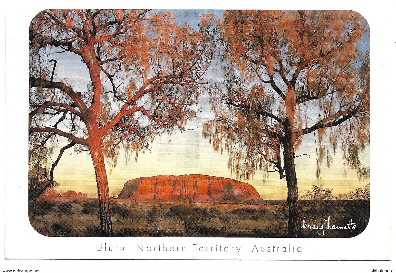2187r: AK Ayers Rock, Gelaufen 1996 Nach Österreich - Uluru & The Olgas