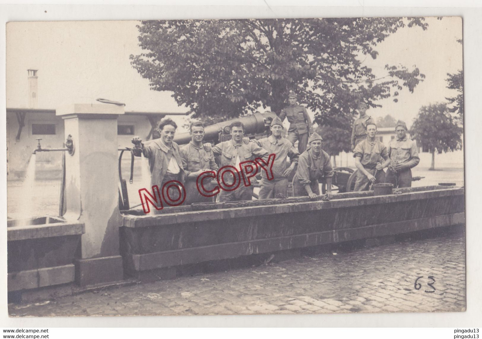 Fixe Carte Photo Militaria Militaire Armée Suisse Zurich Bülach Photographe O Grob Matériel Armement Canon Année 1930 - Bülach