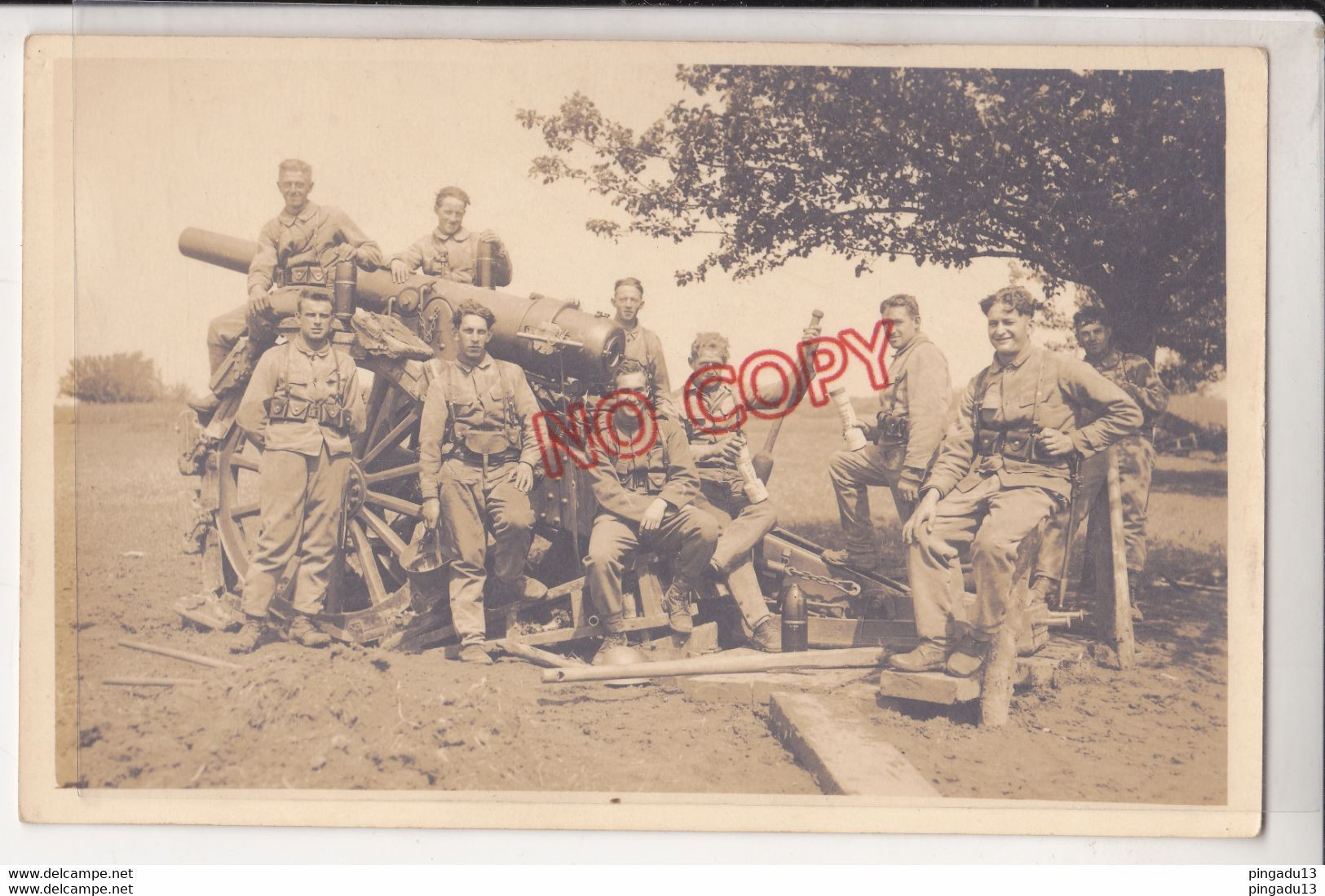 Fixe Carte Photo Militaria Militaire Armée Suisse Zurich Bülach Photographe O Grob Matériel Armement Canon Année 1930 - Bülach