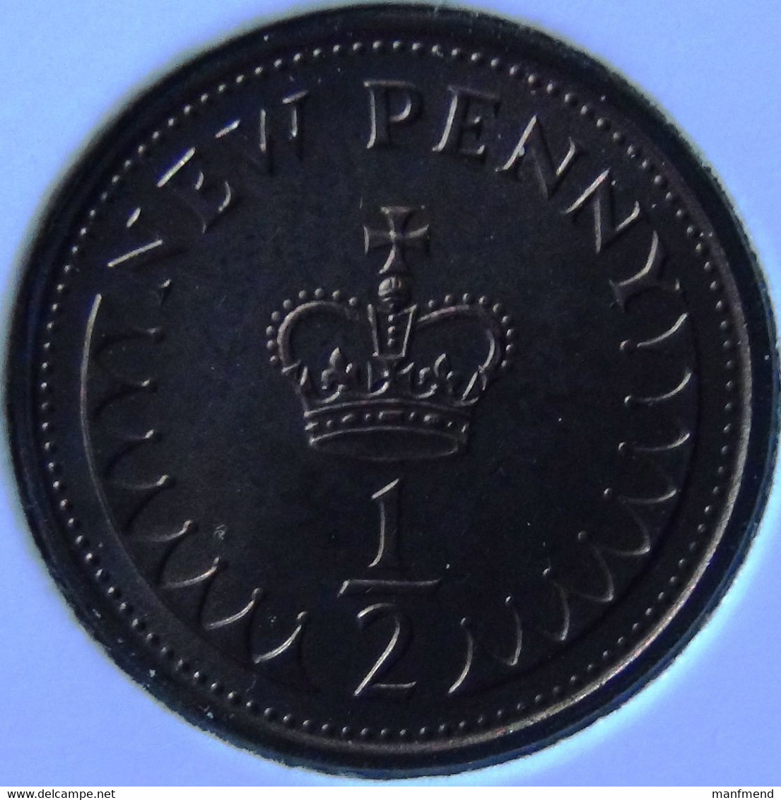 Great Britain - 1975 - 1/2 New Penny - KM 914 - Vz - 1/2 Penny & 1/2 New Penny