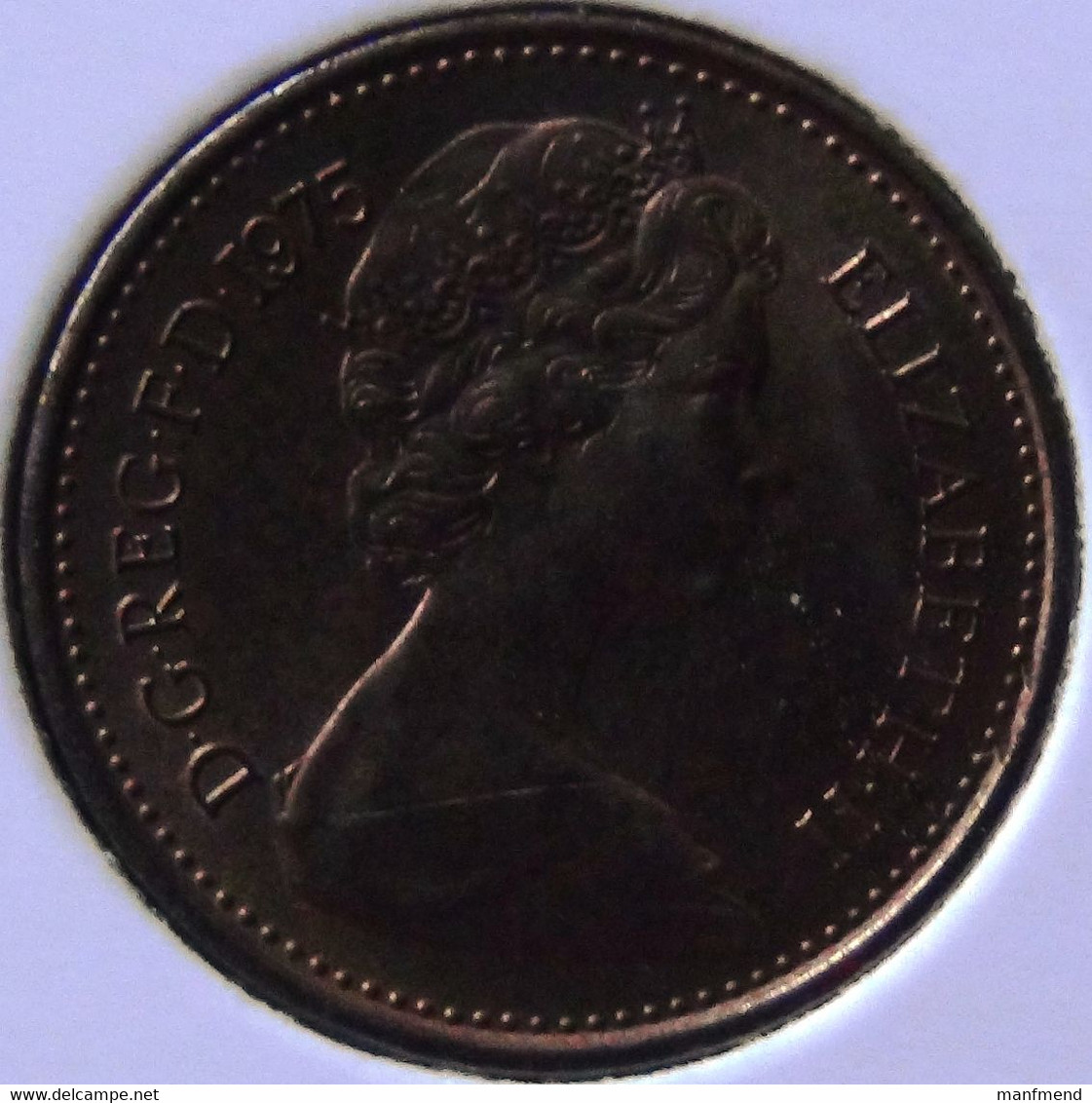 Great Britain - 1975 - 1/2 New Penny - KM 914 - Vz - 1/2 Penny & 1/2 New Penny