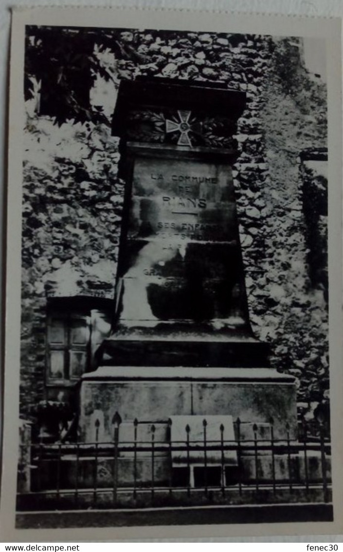 83 Rians (Var) Le Monument Aux Morts - Rians