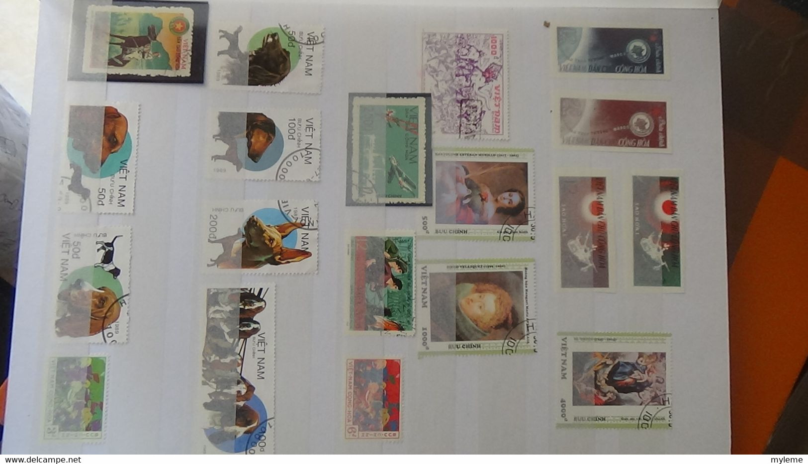 AC305 Album de timbres **, * et oblitérés de divers pays  + timbres ** de France à 10 % de la côte !!!