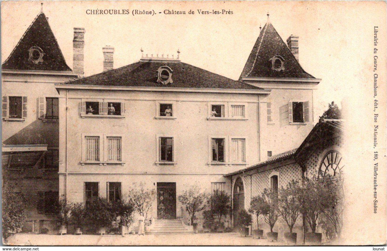 69 Chiroubles  - Château De Vers Les Près (état : Carte Décollée ) - Chiroubles