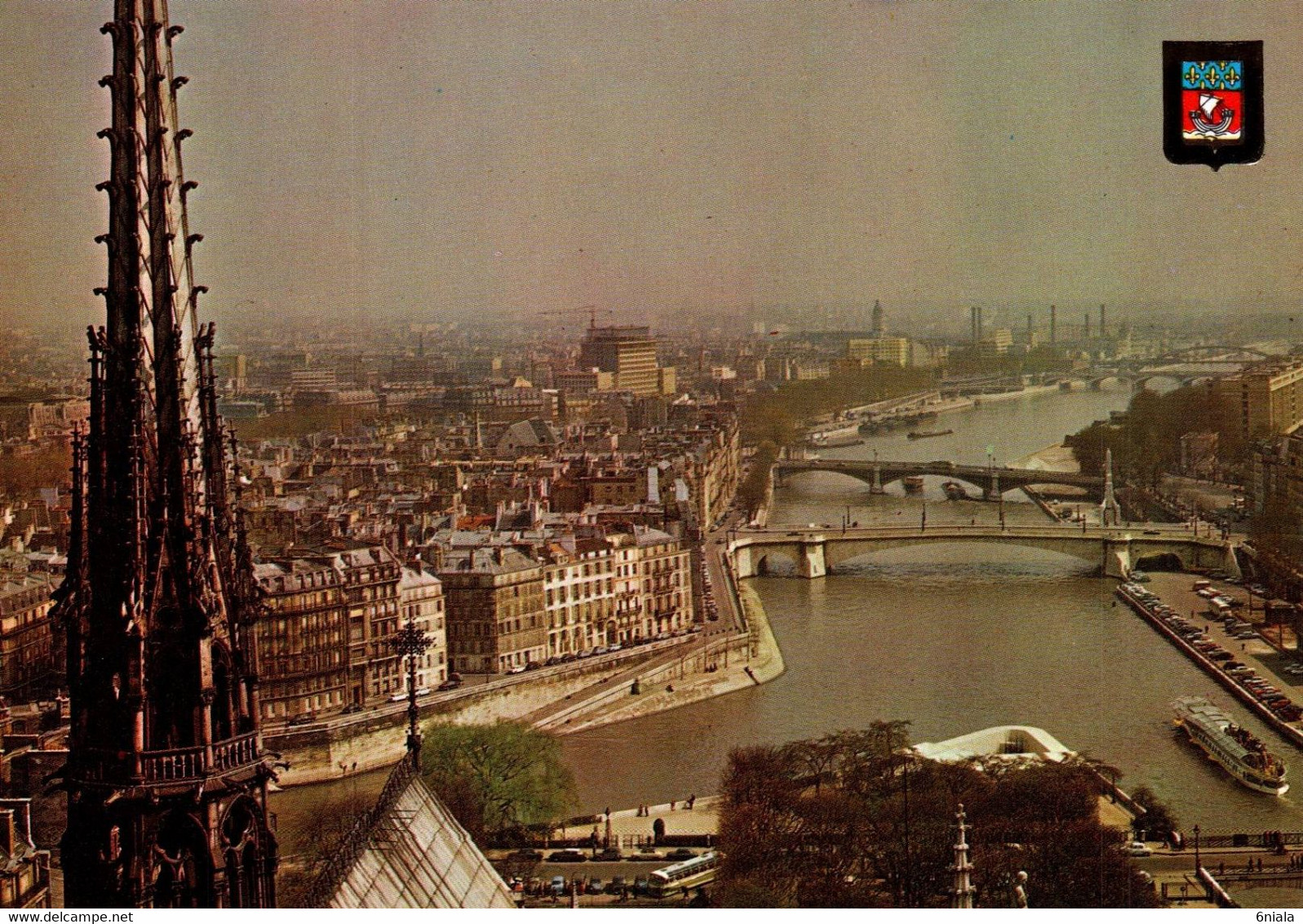 PARIS    LA  SEINE      (recto-verso) 75 Paris - La Seine Et Ses Bords