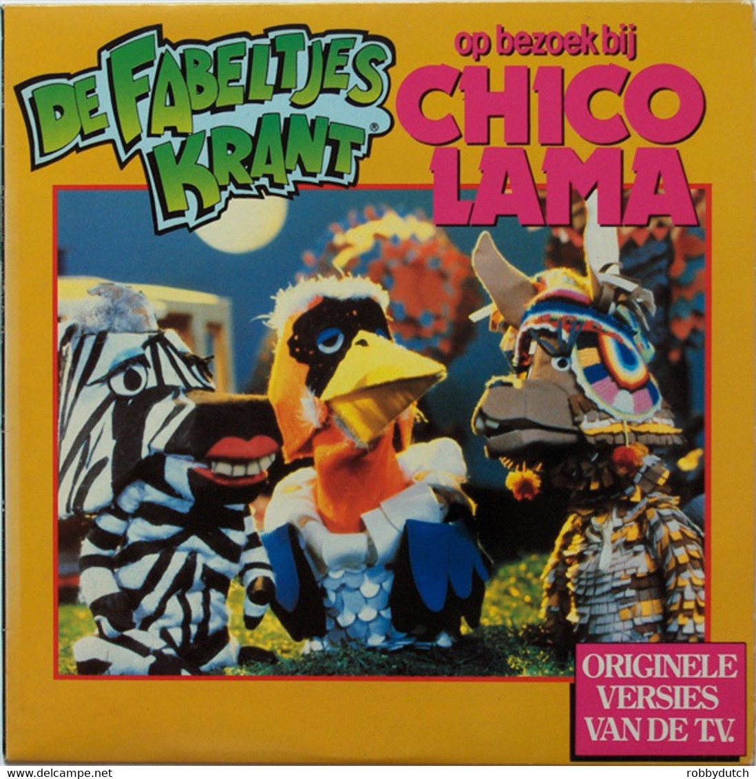 * LP *  DE FABELTJESKRANT - OP BEZOEK BIJ CHICO LAMA (Holland 1986) - Kinderlieder